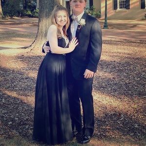 black prom dress size 4